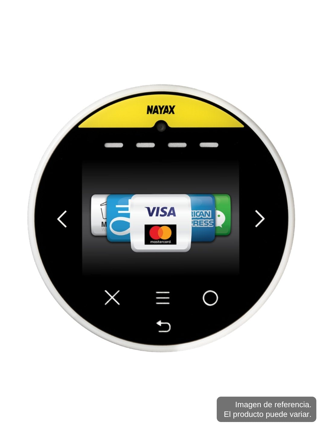 Lector Nayax para pagos con tarjeta, QR, Apple Pay y Samsung Pay en máquina expendedora