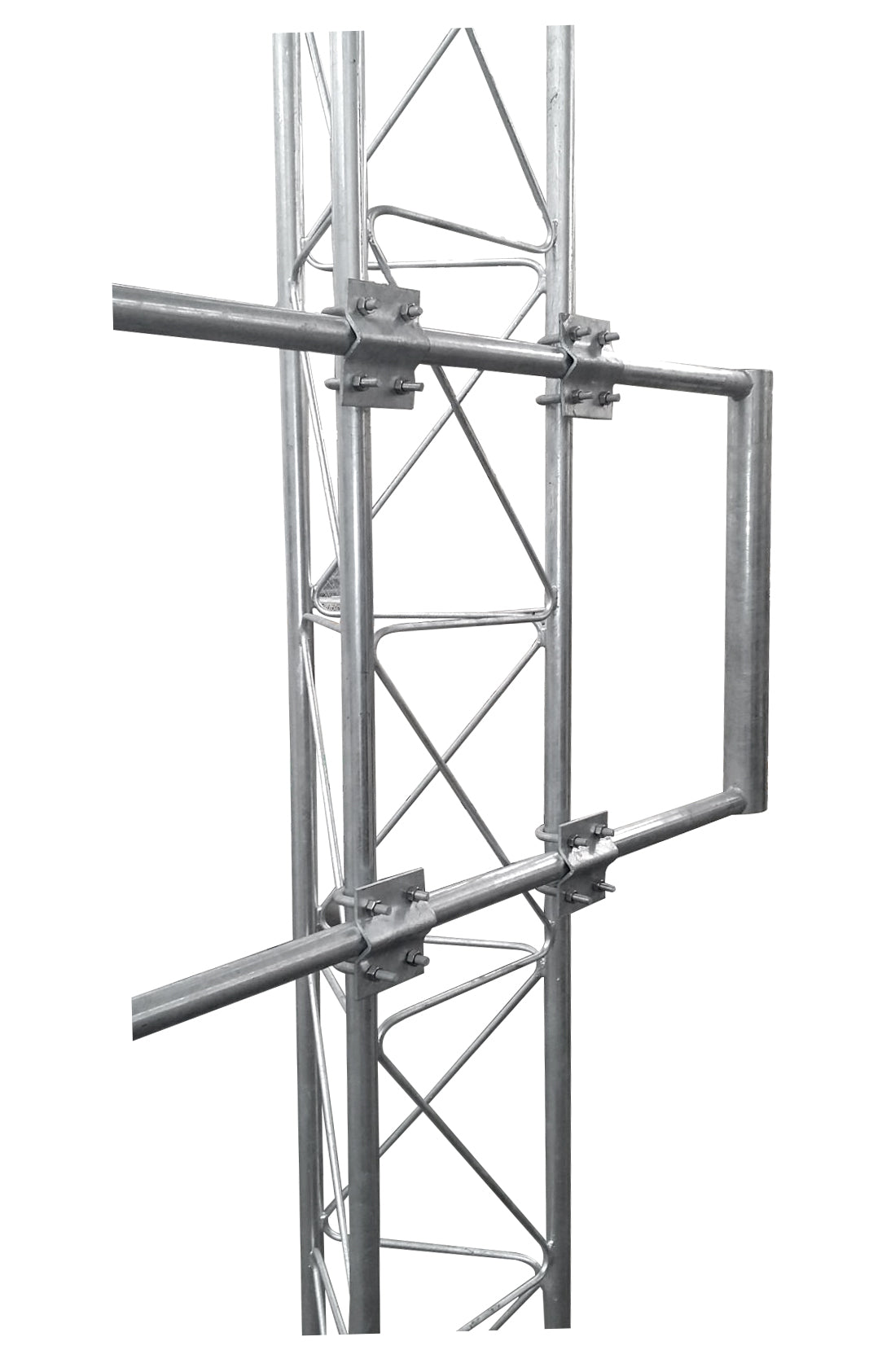 Brazo Uso Rudo para Torre STZ Galvanizado Electrolítico de 170 x 60 cm Tubo 2" Ced 30.
