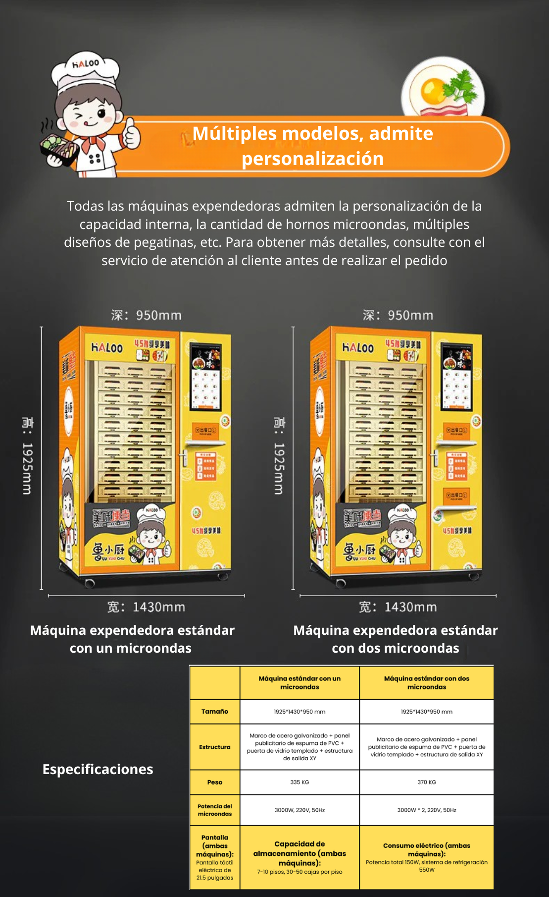 Pre-made food vending machine, box lunch, fast food automatic heating vending machine, cooked food vending machine