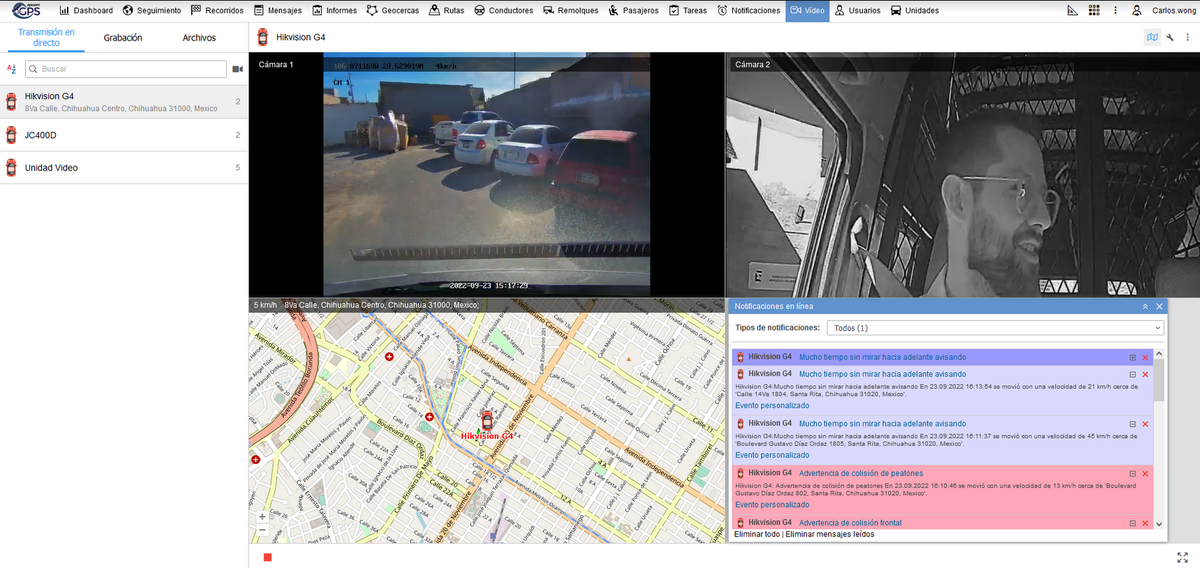 Plataforma Avanzada para Logística, Rastreo GPS, VIDEO Móvil y IoT / Anualidad (Licencia para 1 localizador GPS/DVR Móvil)