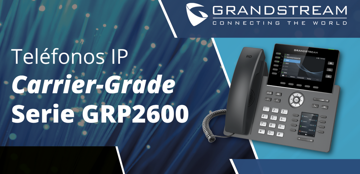 Teléfono IP Wi-Fi, Grado Operador, 12 líneas SIP con 6 cuentas, pantalla táctil 7", puertos Gigabit, Bluetooth, PoE, codec Opus, IPV4/IPV6 con