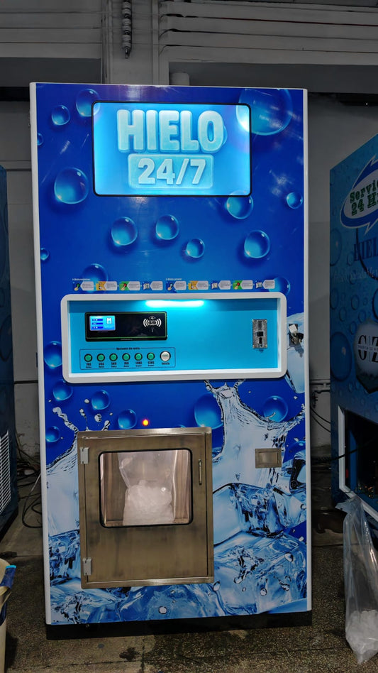 Maquina Dispensadora de Hielo en bolsa y granel de 180/320/450kg por dia