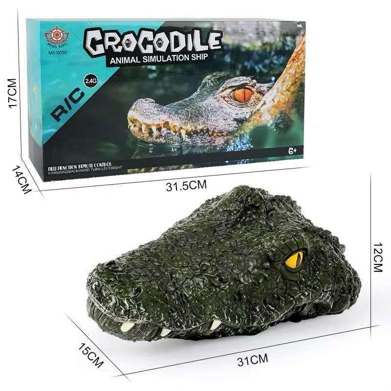 Cocodrilo control remoto 2.4Ghz barco lancha rápida juguete eléctrico - Ciaespinoza.com