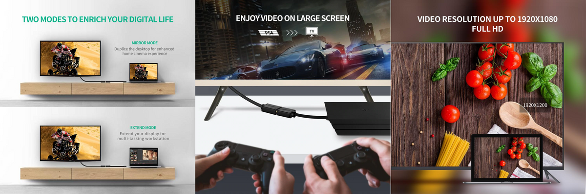 Convertidor DVI Macho a HDMI Hembra | Bidireccional | DVI 24+1 | 1080P@60Hz | Cable de 22 cm (8.66 Pulgadas) | Negro