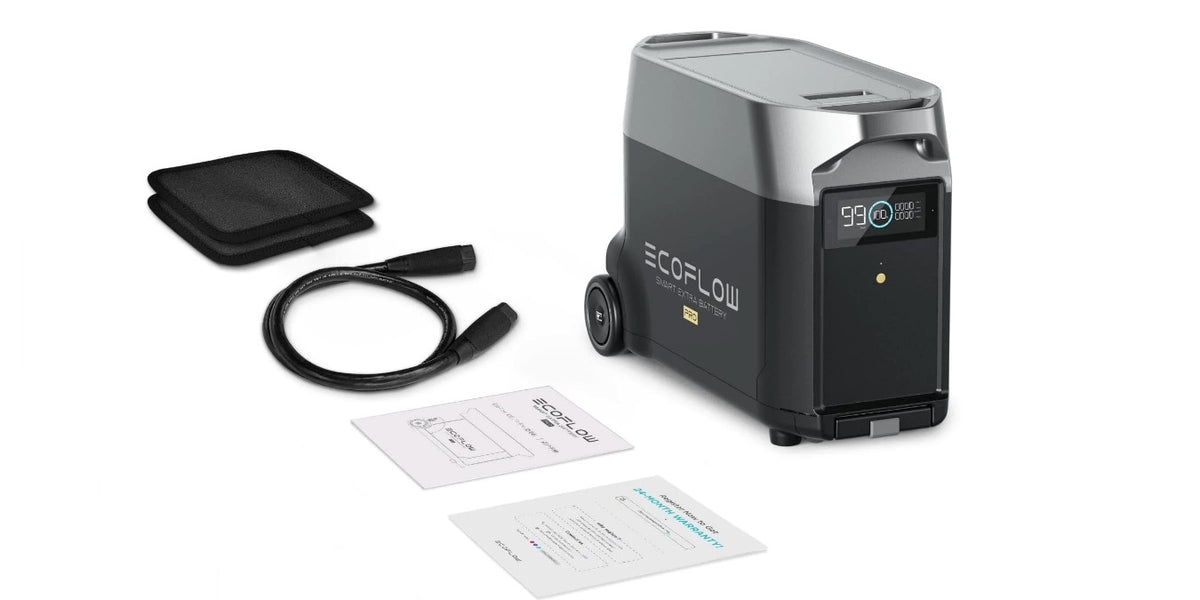 Batería de Litio LFP Inteligente de 4096Wh para Aumentar Tiempo de Respaldo Compatible con EFD521 (Delta Pro 3)