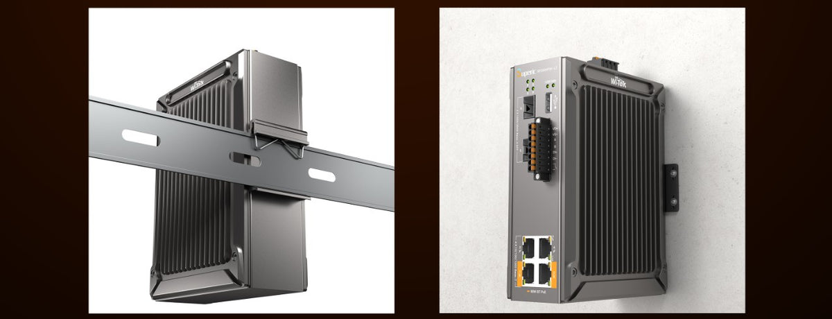 Switch Industrial Administrable / Gigabit con 2 Puertos PoE bt / 2 Puertos PoE af/at / 2 SFP 2.5Gbps / Soporta RS485 / Presupuesto PoE 120W