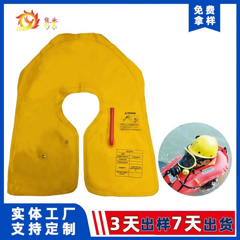 500 piezas de Saco de aire de chaleco salvavidas inflable de tiro manual airbag anti-ahogamiento Tela compuesta TPU - Ciaespinoza.com