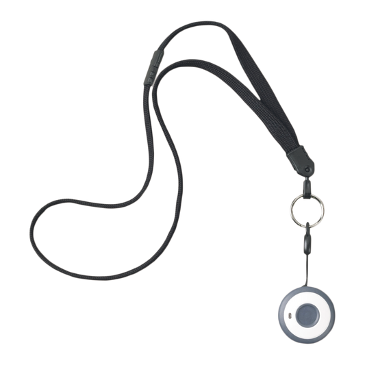Botón de pánico inalámbrico portátil de un botón, resistente al agua, para pendiente, pulsera o clip, compatible con sistema Honeywell Home serie 5800