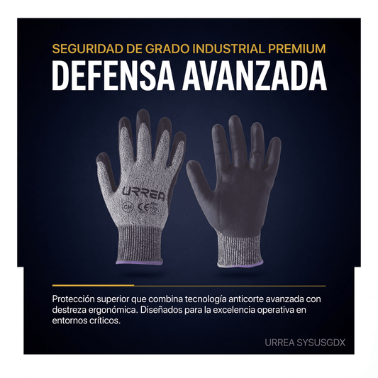 Guantes talla extra grande supraneema con recubrimiento de nitrilo.