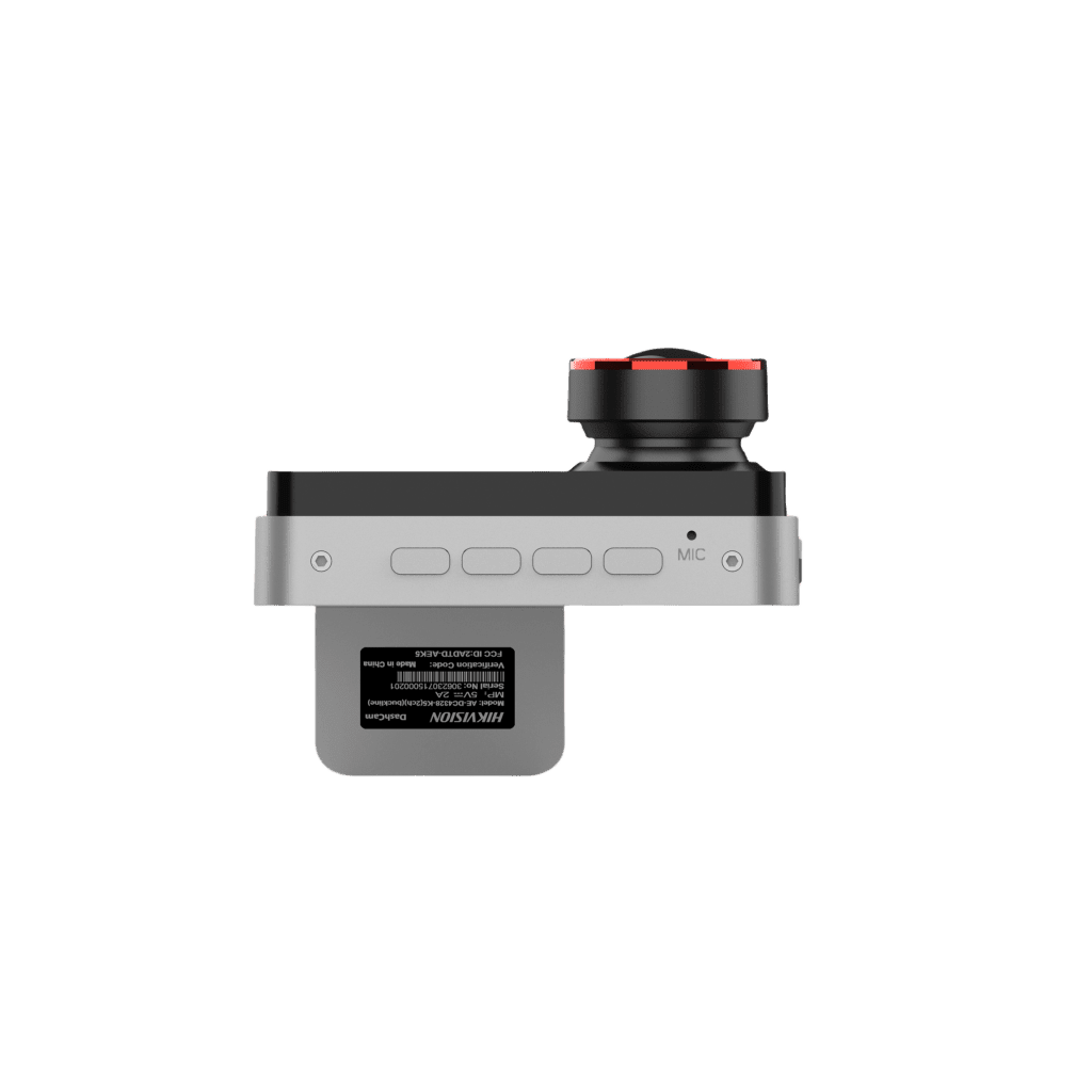 Dashcam de Doble Lente Hikvision AE-DC2328-C200S(2CH) / 2 Megapixel (1080p) Frontal e Interior / Gran Angular 128° / H.265 / Pantalla IPS 3" / WiFi