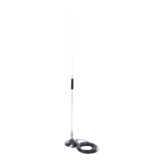 Antena Móvil para Rango de Frecuencia de Banda Civil (CB) 26.960 - 27.400 MHz