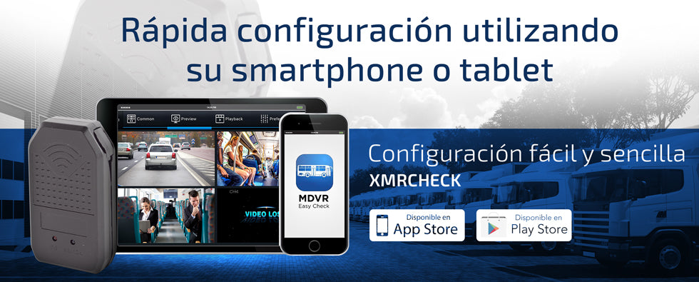 Dispositivo para gestión de configuración compatible con solución de vídeovigilancia móvil XMR