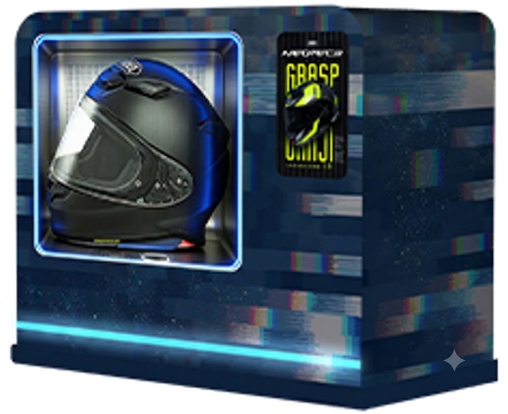 Maquina Expendedora Automatica de Desinfeccion de Cascos 1 Puerta para mesa