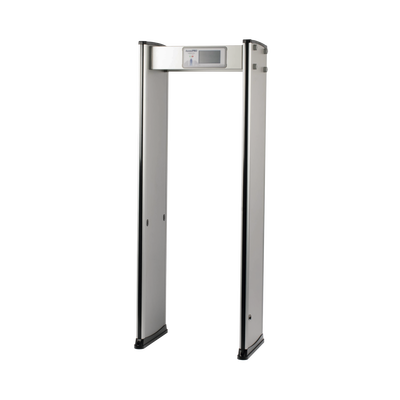 Detector de Metales de 18 Zonas / Arco para Interiores / 50 Inspecciones por Minuto / Sensor Infrarrojo Anti-Falsas / Contador Integrado / 8