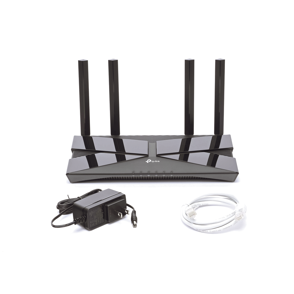 Router Wi-Fi 6 AX1500 / 1.5 GHz Triple-Core CPU / MIMO 2X2 / EasyMesh / 1 Puertos Gigabit WAN + 4 Puertos Gigabit LAN / OFDMA / Beamforming / WPA3