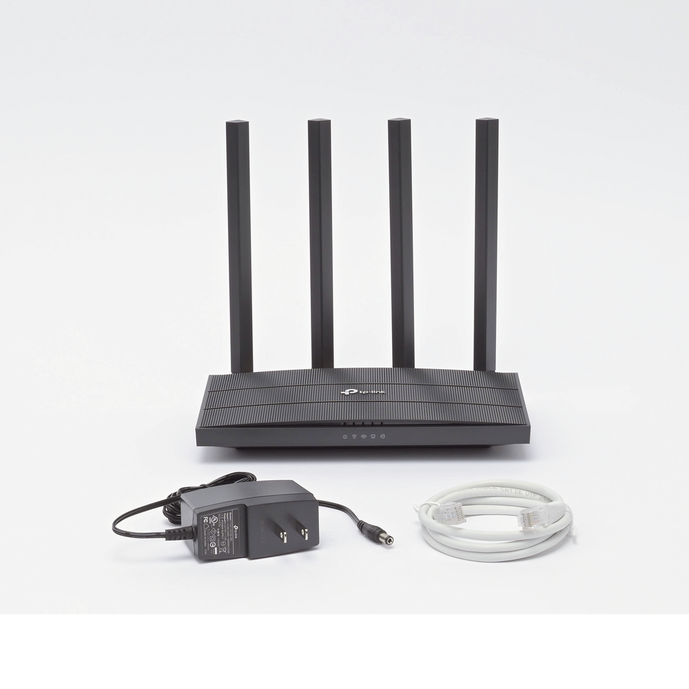 Router inalámbrico WiFi 5 ac / Wave 2 MU-MIMO 3x3 1900 Mbps / Doble Banda 2.4 y 5 GHz / 1 puerto WAN 10/100/1000 Mbps / 4 puertos LAN 10/100/1000