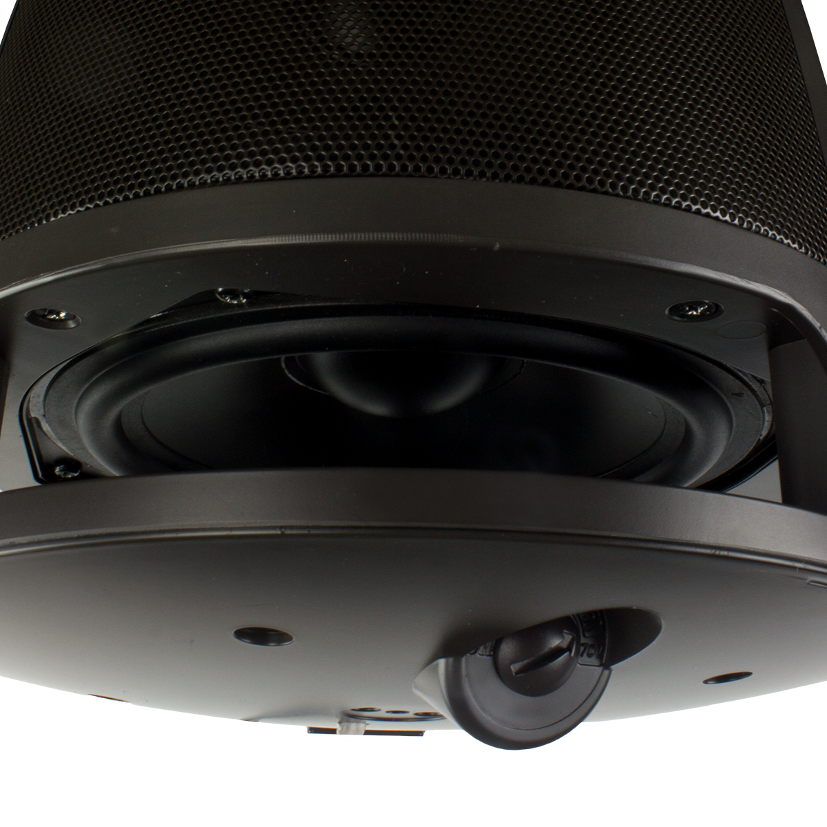 Altavoz para exteriores de 6.5 in | 360 grados | 3 tweeters | 8 ohms | 70V/100V | conmutables
