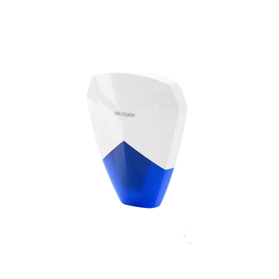 Sirena Estrobo Cableada Hikvision DS-PS1-B / 105 dB / LED Azul / IP54 / Compatible con Cualquier Panel de Alarma
