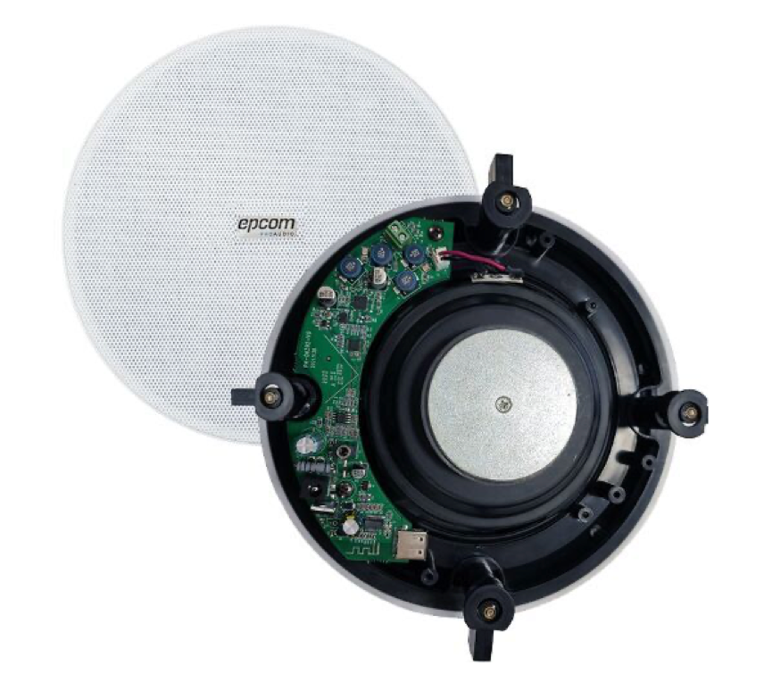 Kit de Bocinas de plafón 6.5in | Conexión Bluetooth | 2 x 20W | Frameless | Bocina Pasiva + Bocina Activa |