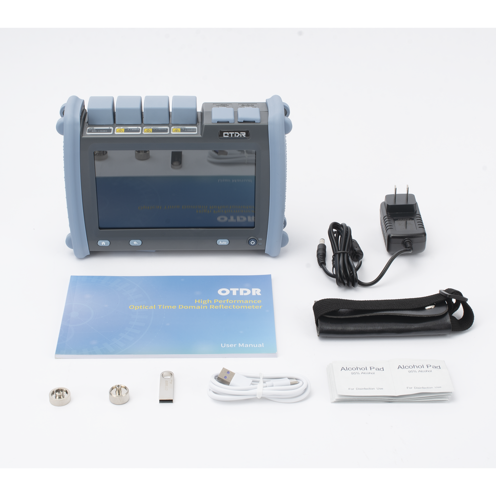 OTDR PRO de Alto Rendimiento para Enlaces de Fibra Óptica Monomodo / Pruebas en Fibra Óptica Viva / Longitudes de onda: 1310nm, 1550nm y 1625nm