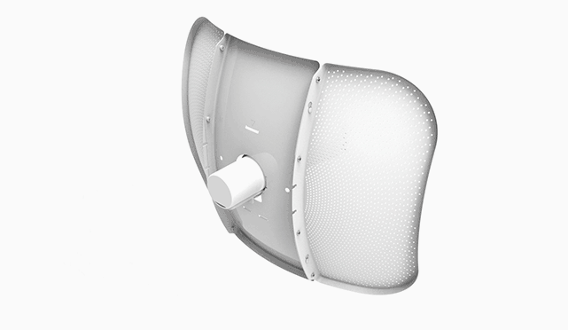 LiteBeam 2x2 MIMO airMAX AC GEN2 CPE hasta 450 Mbps, 5 GHz (5150 - 5875 MHz) con antena integrada de 23 dBi