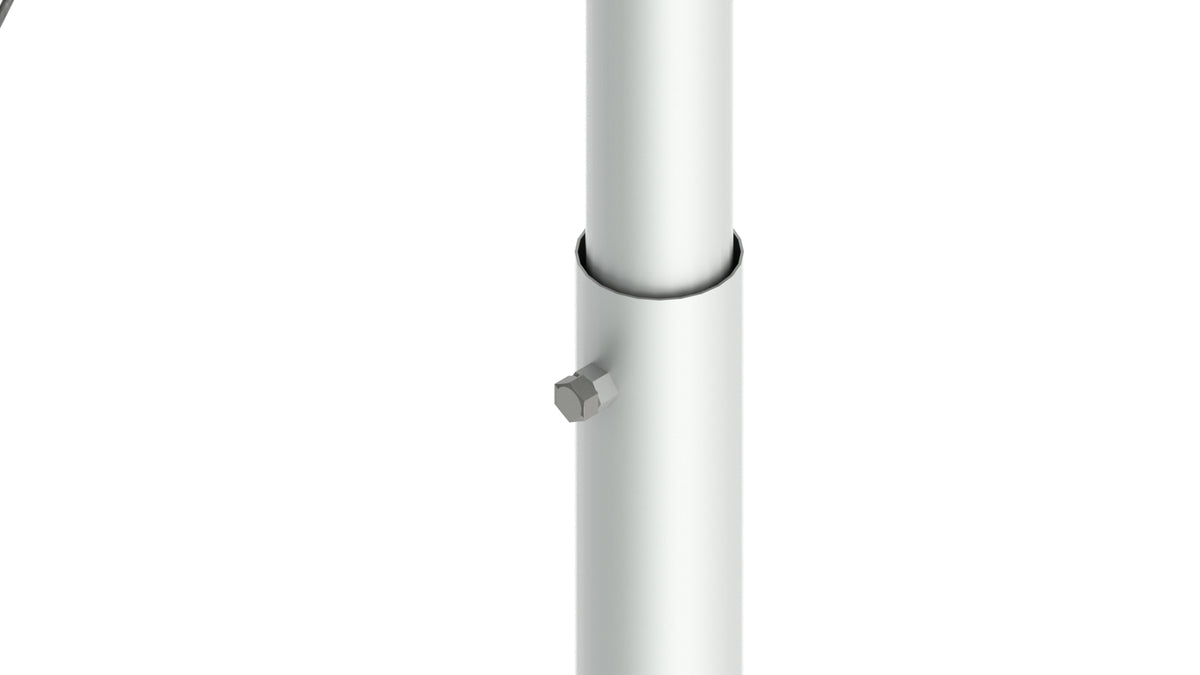 Kit con Mástil Telescópico de 3 m con Accesorios de Instalación (No incluye retenida).