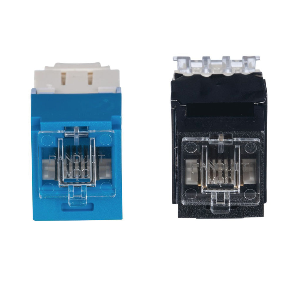 Tapa Anti Polvo Para Módulos Jacks RJ45 Tipo Mini-Com o Keystone de Panduit, Paquete de 100pz
