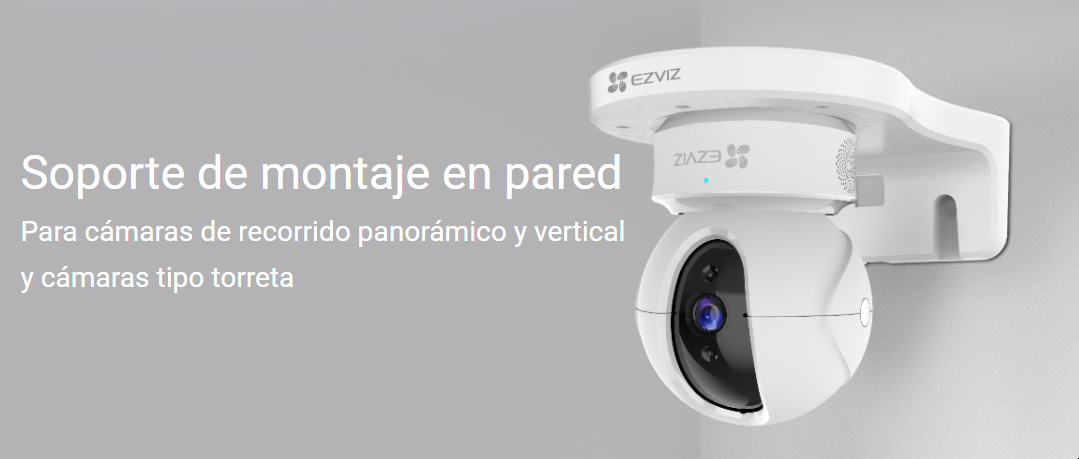 Montaje en Pared Para Camaras EZVIZ / Compatible con Modelos / C6N / CSH6C/3MP / CSH6C/5MP / CS-H6C-G1/8MP / Interior- Exterior