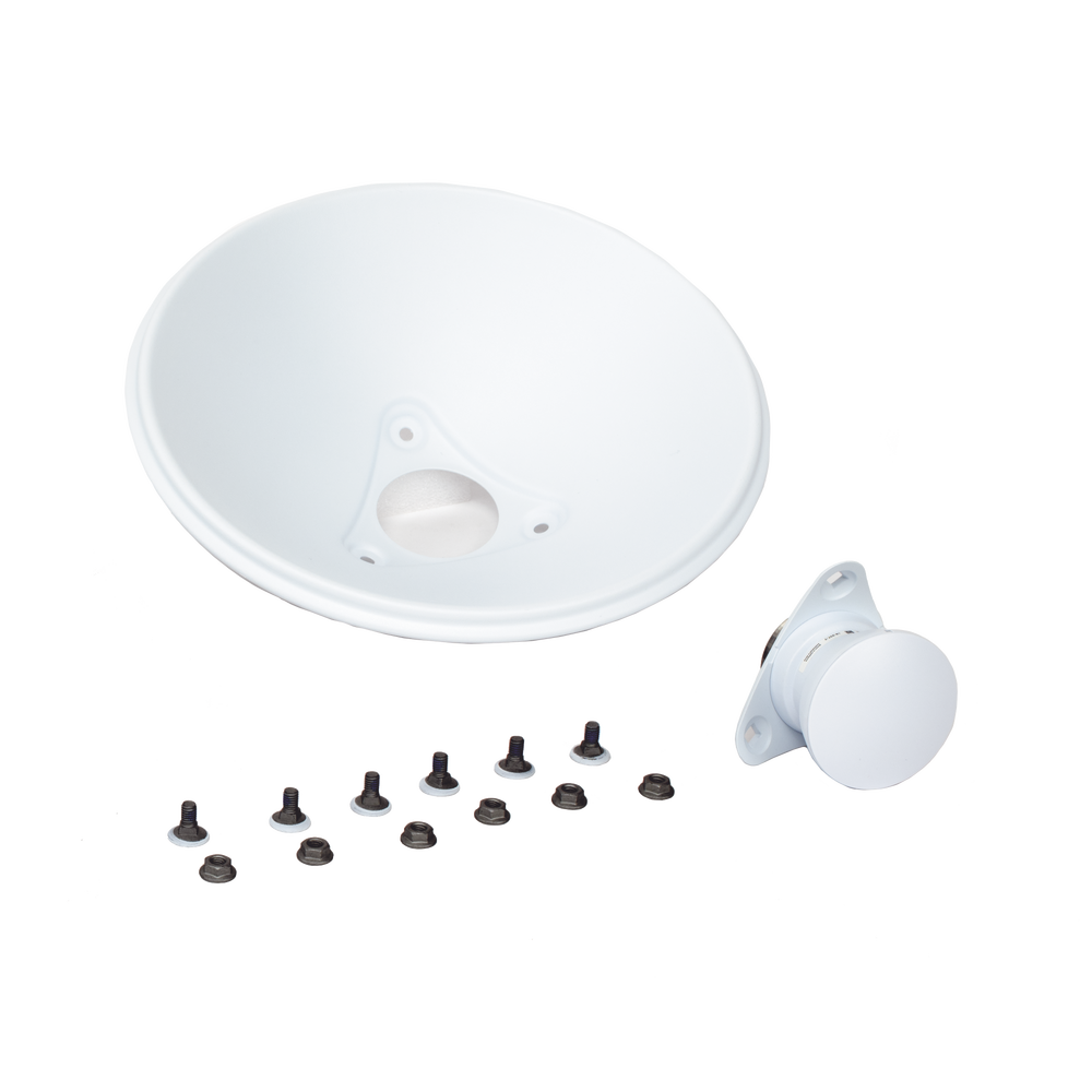 Par de Antenas Modulares Dual Slant, 4.9 - 6.4 GHz, Dimensiones (27 cm), Apertura 45°, Ganancia de 20 dBi, Diseñadas para radio C5x