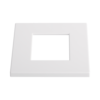 Marco Embellecedor Individual / 91 x 85 x 7 mm / Apertura 44 x 44 mm / Compatible con 10+ Módulos Helpnex / IP / PoE
