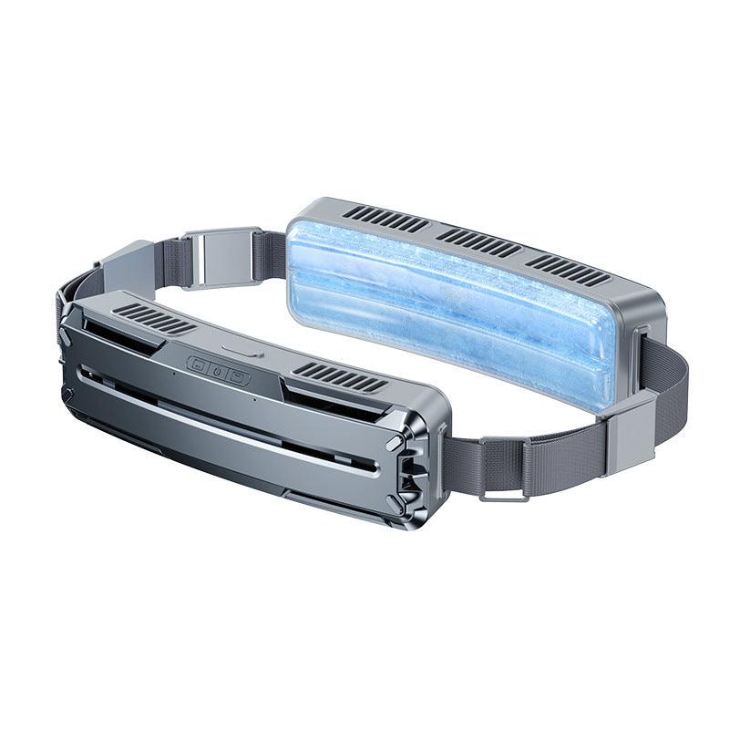 Ventilador de cintura, cinturón portátil, anillo de aire, ventilador pequeño silencioso, refrigeración, aire acondicionado, viento recargable por USB - Ciaespinoza.com