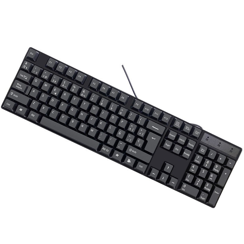 Teclado de diferentes Idiomas a elegir: ruso, español, árabe, francés, ingles, Cable USB