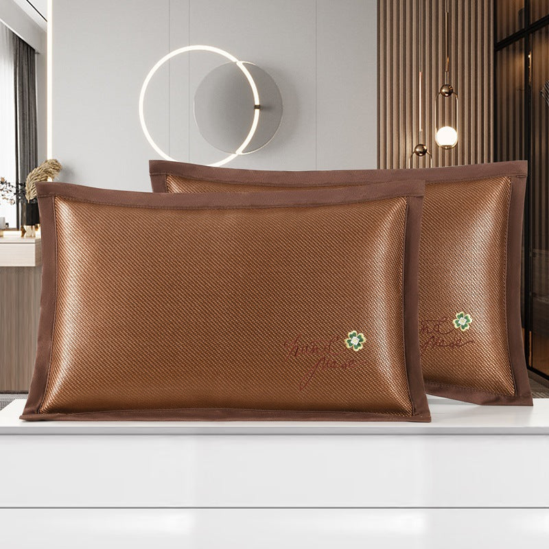 Fundas de almohada estera de verano funda de almohada de ratán de hielo funda de almohada bordada de ratán