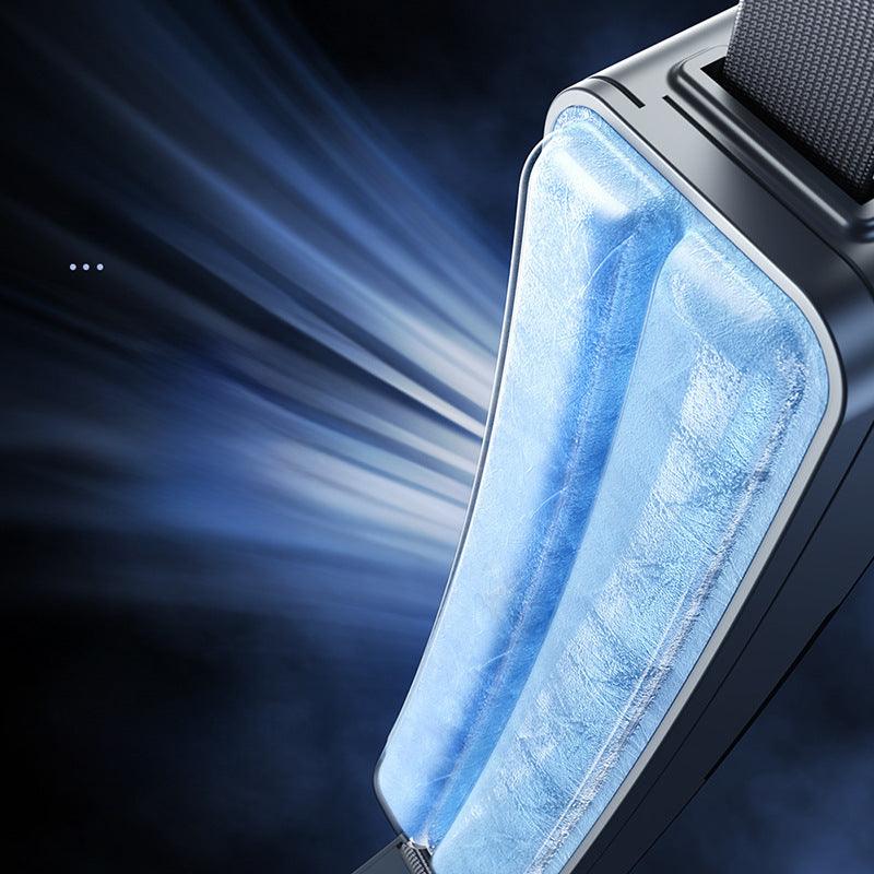 Ventilador de cintura, cinturón portátil, anillo de aire, ventilador pequeño silencioso, refrigeración, aire acondicionado, viento recargable por USB - Ciaespinoza.com