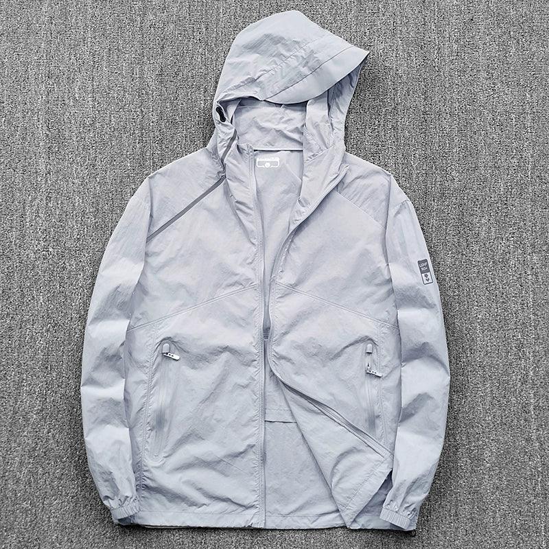 Chamarras con air, 2 ventiladores, Ajuste de tres niveles Protector solar transpirable Primavera y verano Hombres y mujeres, Chaquetas y abrigos finos - Ciaespinoza.com
