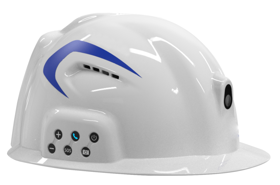 Casco de Seguridad Inteligente con 4G y 5G Intercomunicador de videovigilancia Grabadora de video
