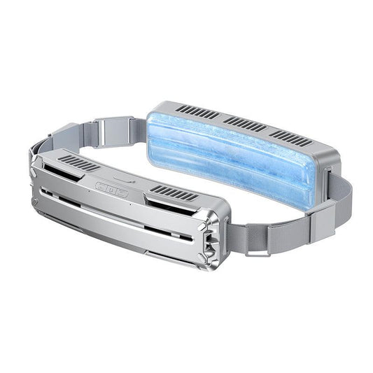 Ventilador de cintura, cinturón portátil, anillo de aire, ventilador pequeño silencioso, refrigeración, aire acondicionado, viento recargable por USB - Ciaespinoza.com