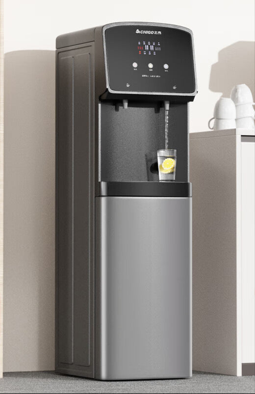 Dispensador de Agua Fria y Caliente, Vertical con Sistema de Purificacion de Osmosis Inversa 220V comercial Chigo