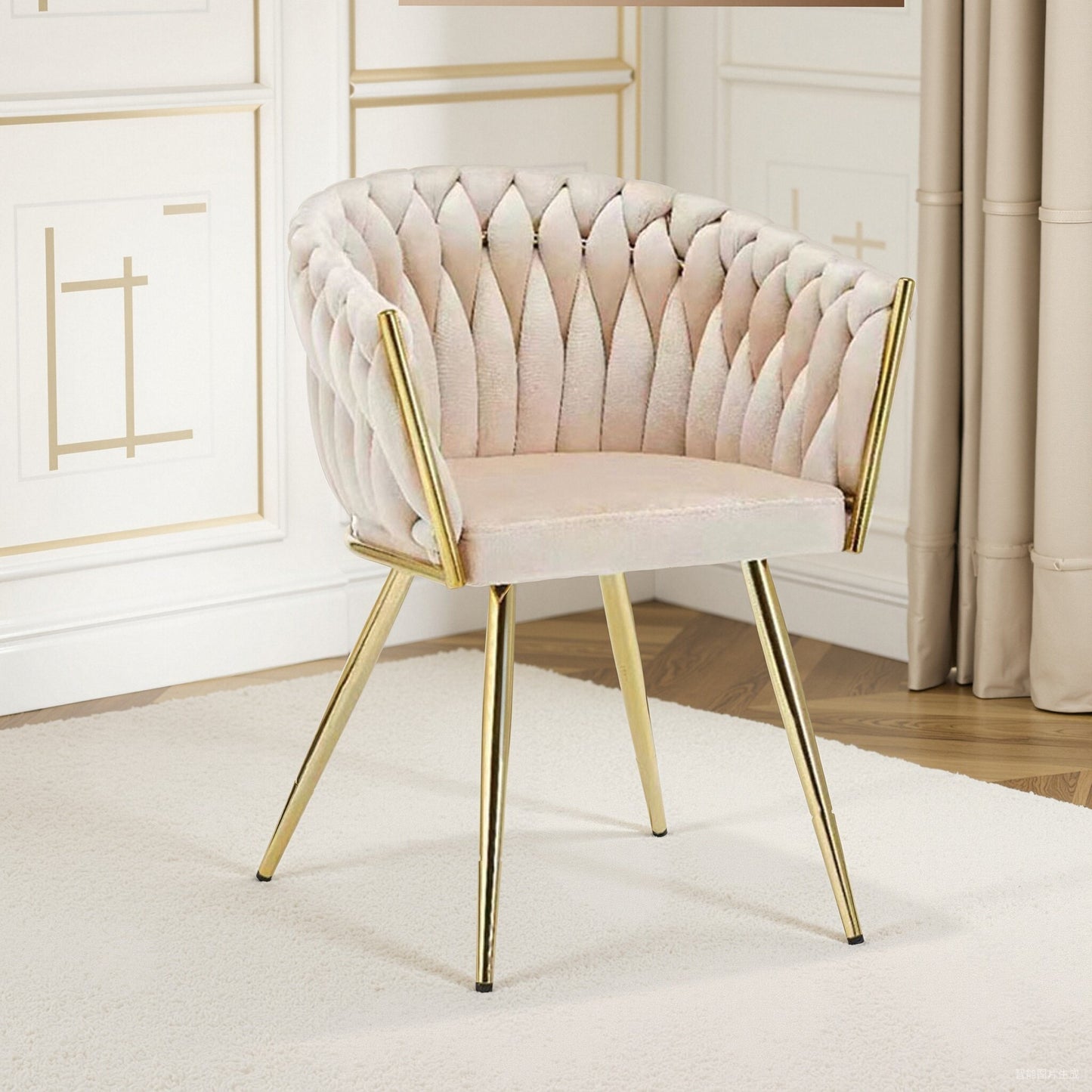 Silla de lujo ligero para tocador, taburete, moderno, para maquillaje o dormitorio