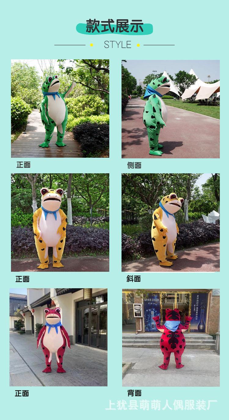 Disfraz de Rana verde Sapo de Tiktok, diversos colores - Ciaespinoza.com