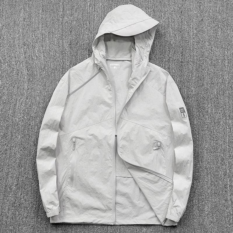 Chamarras con air, 2 ventiladores, Ajuste de tres niveles Protector solar transpirable Primavera y verano Hombres y mujeres, Chaquetas y abrigos finos - Ciaespinoza.com