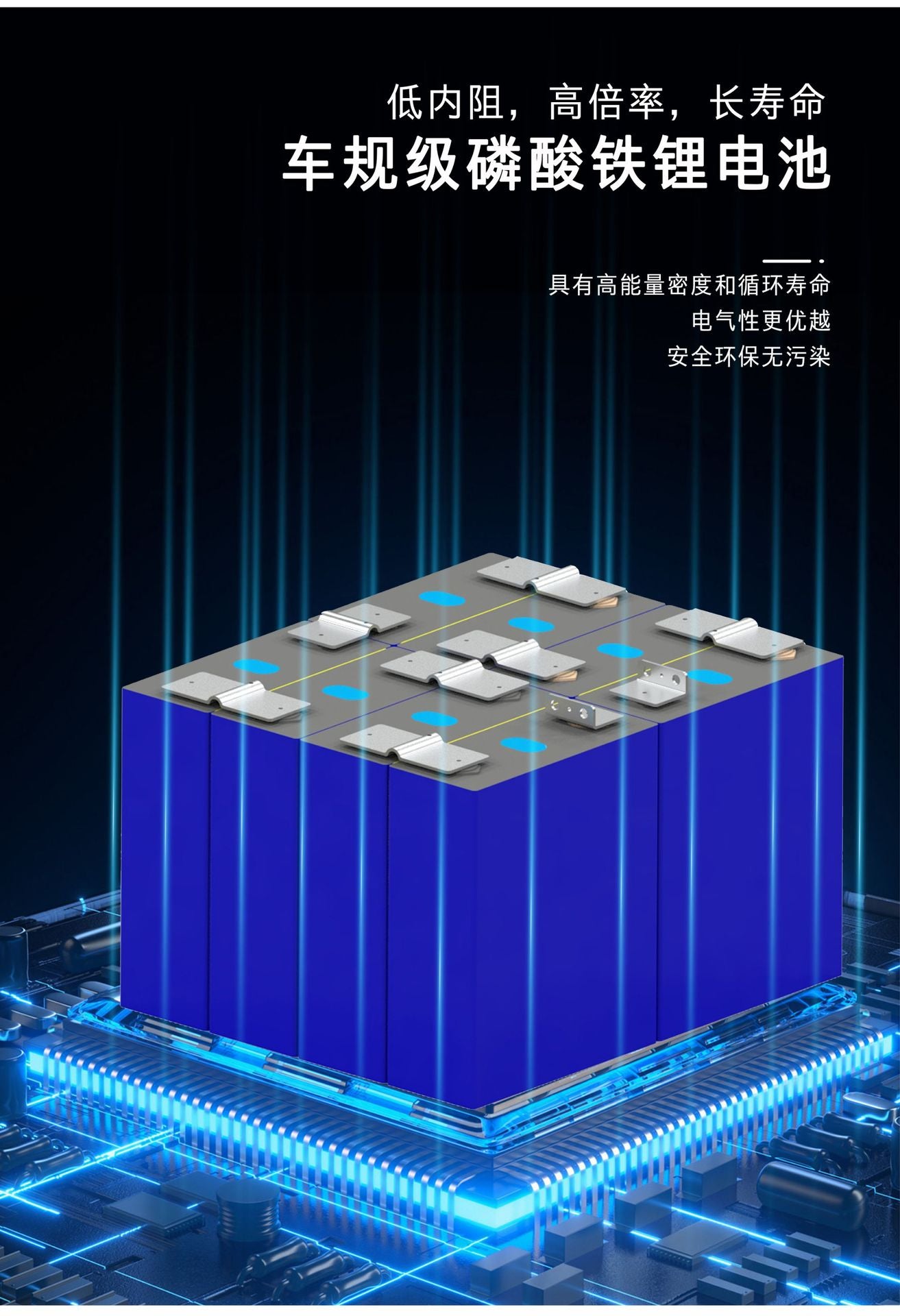 BATERÍA DE ALMACENAMIENTO DE ENERGÍA MÓVIL DE 51,2 V 300AH FOSFATO DE HIERRO Y LITIO BATERÍA SOLAR FOTOVOLTAICA DOMÉSTICA DE 15 KWH