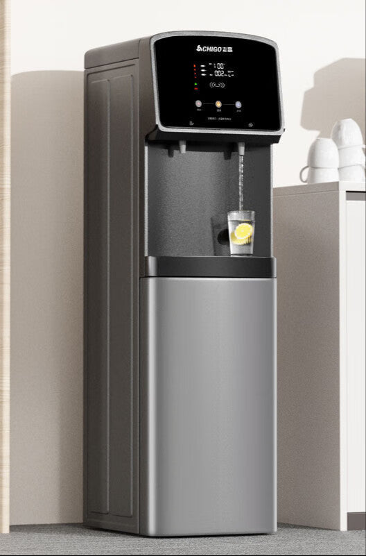 Dispensador de Agua Fria y Caliente, Vertical con Sistema de Purificacion de Osmosis Inversa 220V comercial Chigo