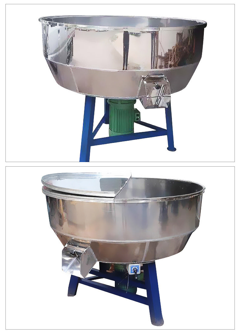 Mezclador de polvo, de acero inoxidable autodescendente de 50-500 kg Mezclador de alimento húmedo y seco, Mezclador de alimentación