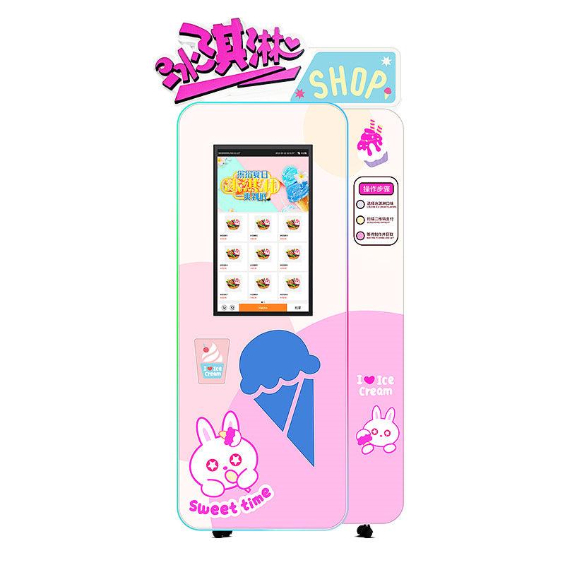 Maquina expendedora de helados, máquina expendedora inteligente de helados, diferentes sabores - Ciaespinoza.com
