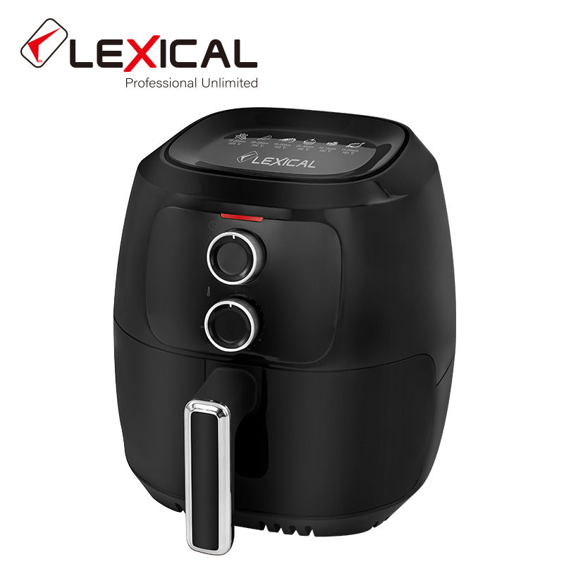 Freidora de Aire 4.5 L Multifuncional | Menos Aceite, Automática con Temporizador, Air Fryer Eléctrica para el Hogar