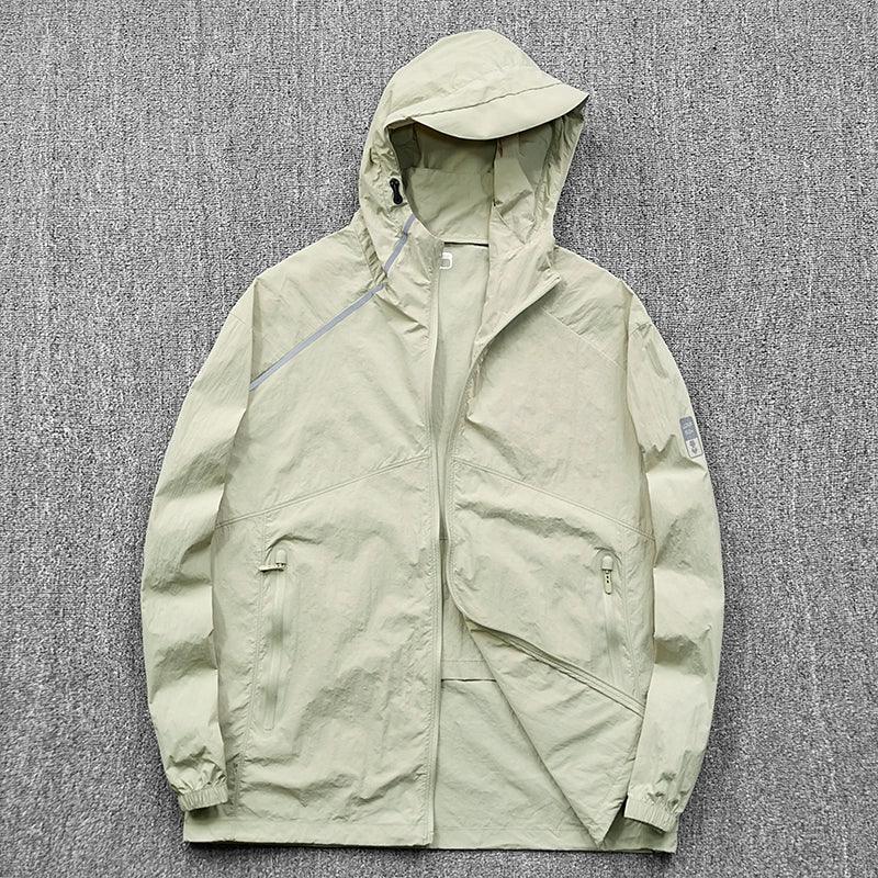 Chamarras con air, 2 ventiladores, Ajuste de tres niveles Protector solar transpirable Primavera y verano Hombres y mujeres, Chaquetas y abrigos finos - Ciaespinoza.com