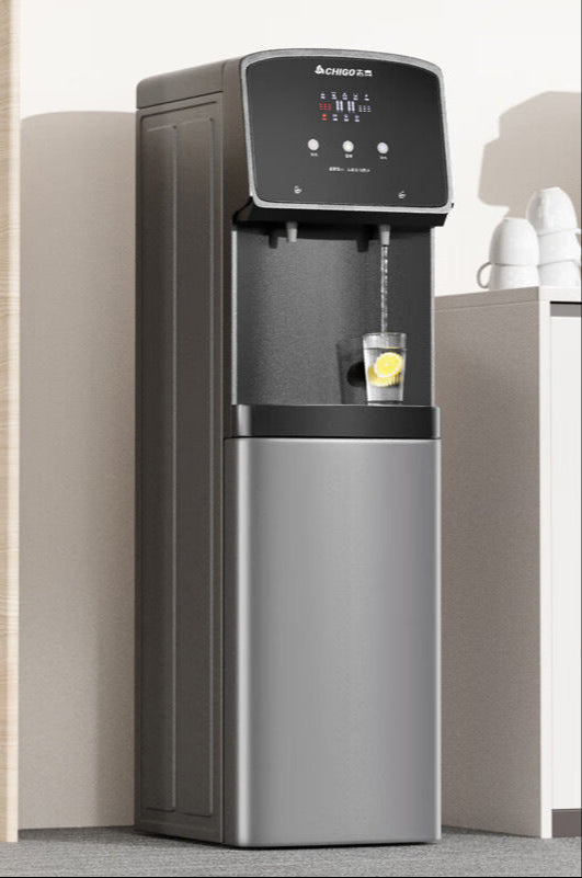 Dispensador de Agua Fria y Caliente, Vertical con Sistema de Purificacion de Osmosis Inversa 220V comercial Chigo
