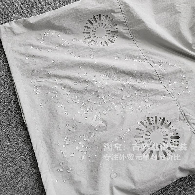 Chamarras con air, 2 ventiladores, Ajuste de tres niveles Protector solar transpirable Primavera y verano Hombres y mujeres, Chaquetas y abrigos finos - Ciaespinoza.com