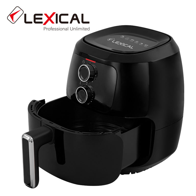 Freidora de Aire 4.5 L Multifuncional | Menos Aceite, Automática con Temporizador, Air Fryer Eléctrica para el Hogar